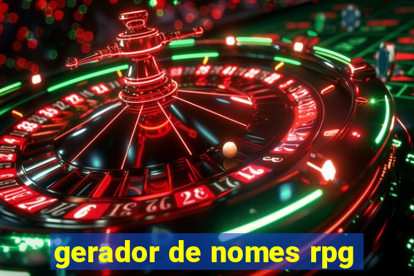 gerador de nomes rpg